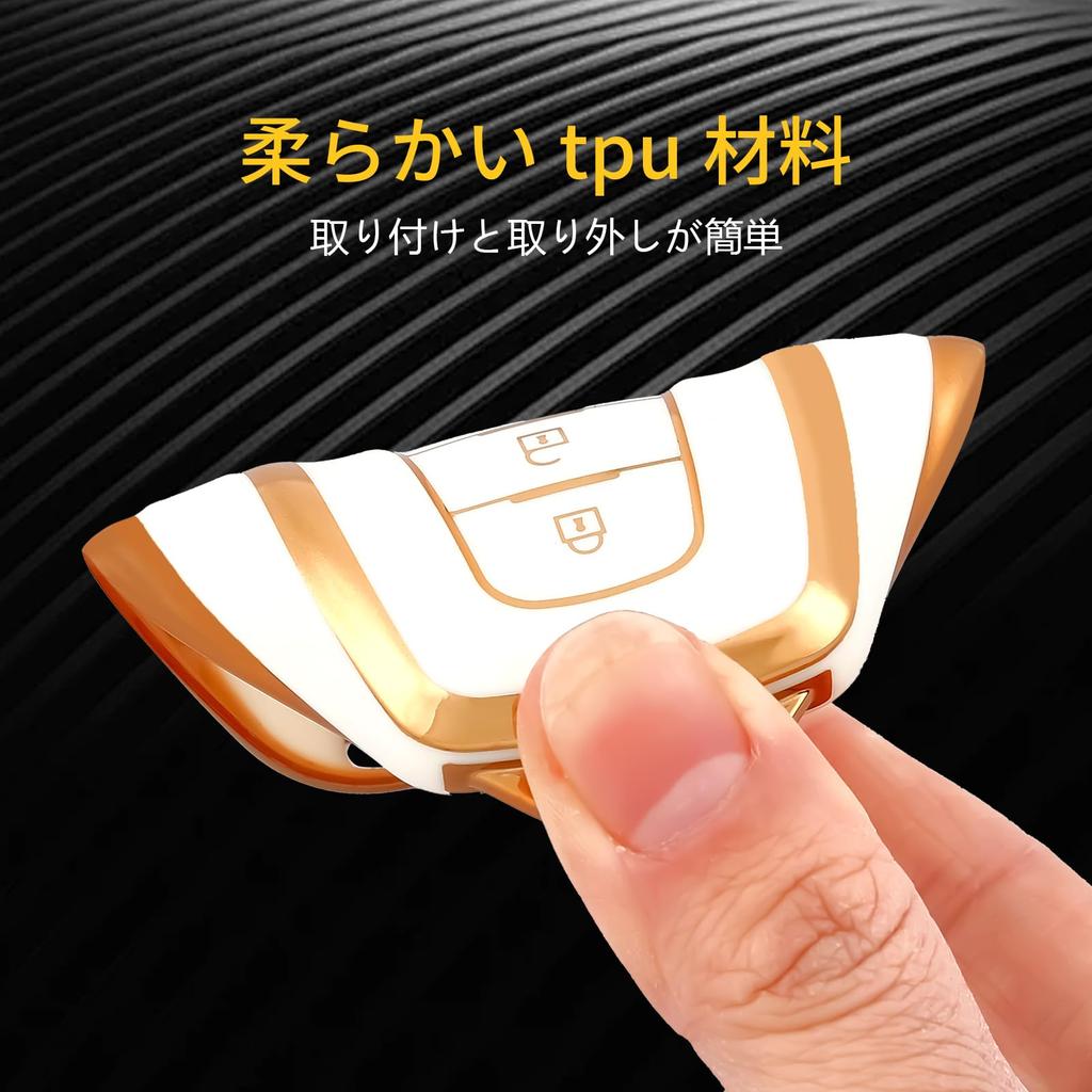 OFF WE GO Key Case, TPU Car Key Cover, Key Shell Compatible, Toyota Camry