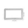 2 Stück Steckdosen-Abdeckung 86x86mm Premium Silikon Steckdosen-Wandplatte für Lichtschalter Dekorative Steckdosenabdeckungen Wohnzimmer