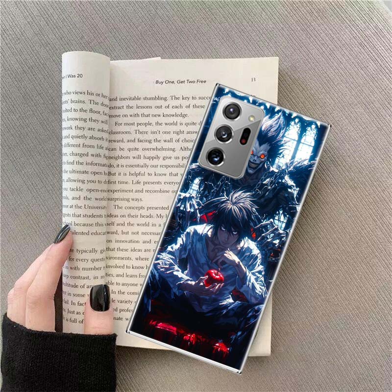 Anime Deth Note Light Yagami Phone Case For Samsung Galaxy S25 Edge S24 S23 FE S22 S26 Ultra S21 S20 S10 Plus Capa Soft
