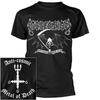 Maglietta Dissection Reaper S M L XL XXL T-shirt Death Metal Nero Ufficiale
