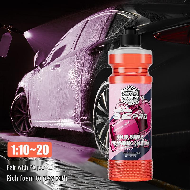 Magic Color Bubble Car Wash Foam: Neutral, Multifunctional, Powerful Decontamination Cleaner.
