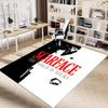 1 Stück Scarface The World Is Yours Home Office, Strapazierfähige Polyester-Bodenmatte mit Einfacher, Bürodekoration, Urbaner Stil, Rutschfeste Rückseite