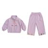 Meng Tang Tang Mädchen Frühlings-Kapuzenpullover-Set: 2026 Neues zweiteiliges Outfit im koreanischen Stil
