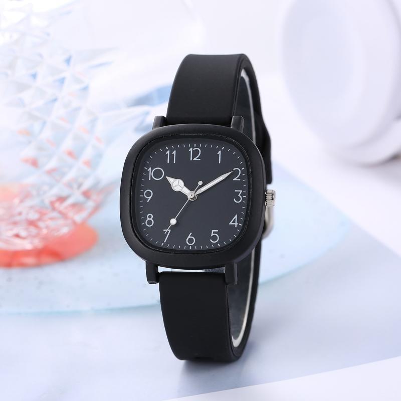 Módní dámské hodinky Silikonový řemínek Náramkové hodinky Quartzové hodinky pro ženy Hodiny Dámské hodinky Dárek Reloj Mujer