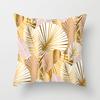 New Pink Geometric Ultra-short Velvet Pillow Case Home Sofa Cushion Pillow