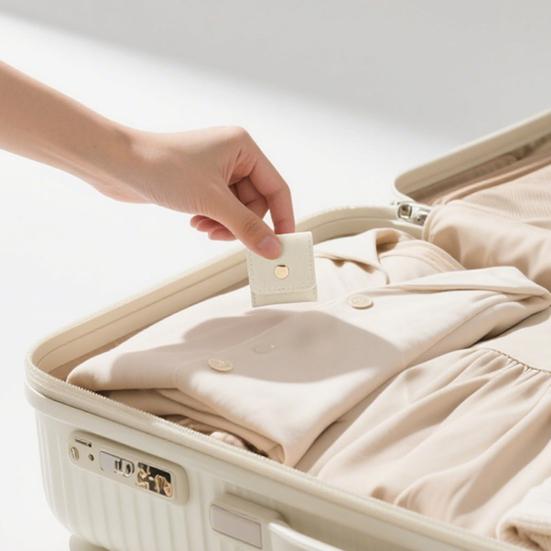 1/3Pcs Jewelry Storage Bag Earring Organizer Solid Color Mini Size Portable Foldable Travel Jewelry Organizer Case with Buckle