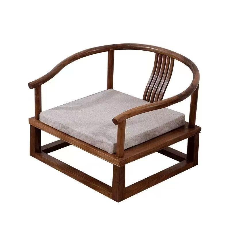Zen stila masīvkoka tatami meditācijas krēsls