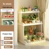 80cm White Solid Wood Multi-Tier Plant Display Shelf