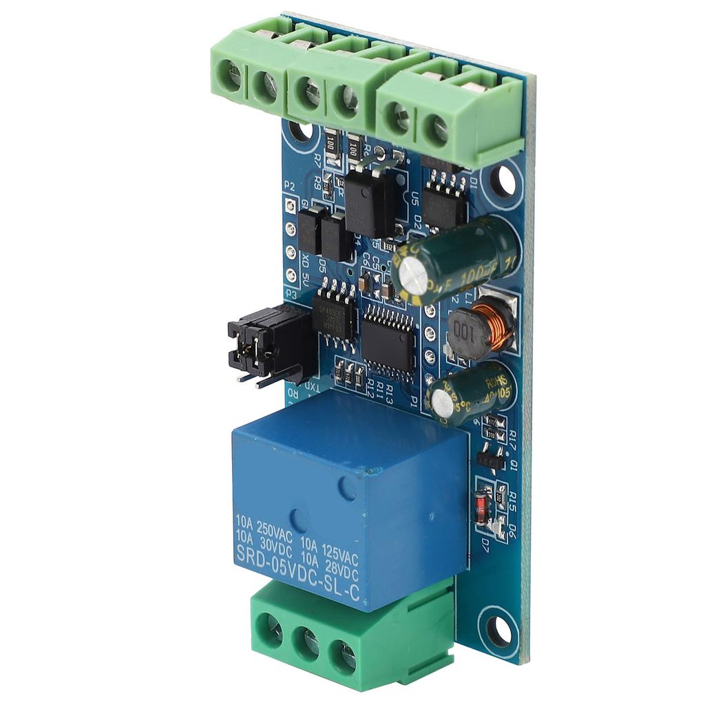 DC7 24V Relay Module 1 Channel Input Output with Anti Reverse Connection Protection RS485 TTL