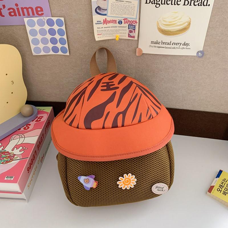 2025 Cute Cartoon Fruit Hat Kindergarten Backpack for Boys & Girls