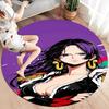 Nico Robin Round Area Rug Carpet Rug For Living Room Bedroom Sofa Playroom Decor Nonslip Floor Mat