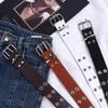 Hole Belt Accessories Wide Side Double Grommet Hole Waist Strap Women Waistband Korean Waist Belts