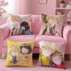 Anime Skip And Loafer Cushion Cover Cushion Cover Set 4Pcs 50X50 45X45 40X40 Pillowcase Decorative Sofa Home Decor