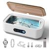 PixTok Ultrasonic Cleaner, 50000Hz Powerful Vibration, 650ml Large Capacity, Small and Lightweight, for Home Use, for Dentures, Lens Cleaner, Eyeglass