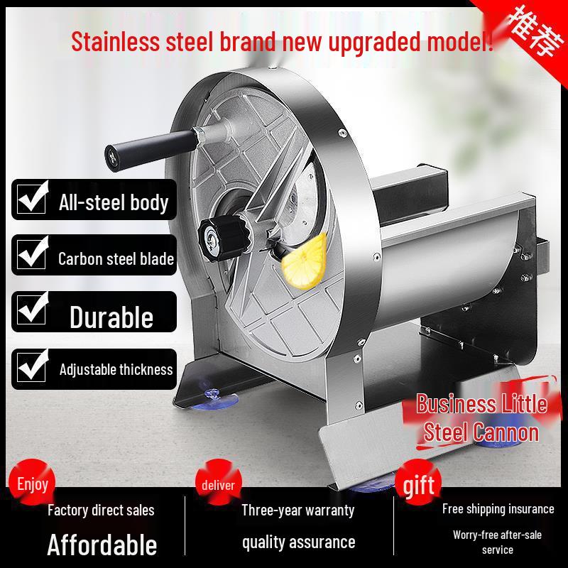 Stainless Steel Manual Electric Slicer for Fruits & Vegetables