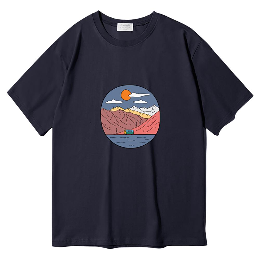 YDA Camping Trip Oversized Short Sleeve T-Shirt_Yd2038Tsnv