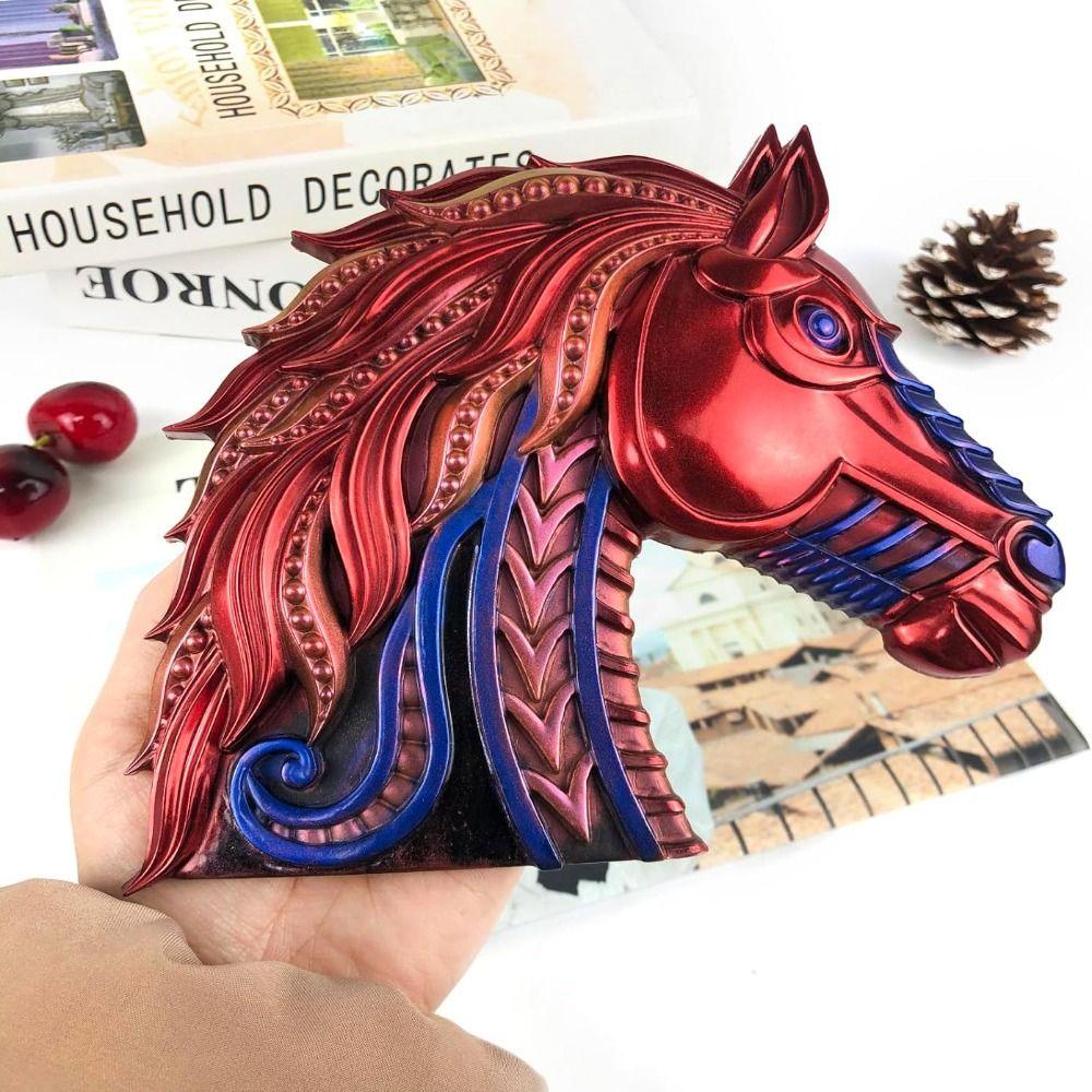 Matrițe de Silicon 3D Cap de Cal Animal Matrițe de Silicon 3D Cap de Cal Matrițe de Rășină Pentru Decorarea Curții