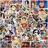 50/100pcs ONE PIECE Anime Stickers Cool Cartoon Decals Kid Toy DIY Stationery Suitcase Car Bike Waterproof Classic Manga Sticker