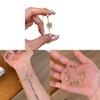 Floral Gold Plated Jewelry Bracelet With Zirconia For Women Gift Collection