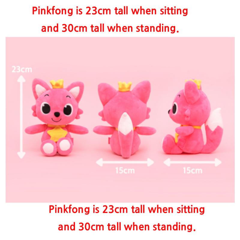

Оригінальна м яка іграшка Pinkfong Pinkfong 30см/12 Акуленя Pinfong Pinkfong doll(1ea)