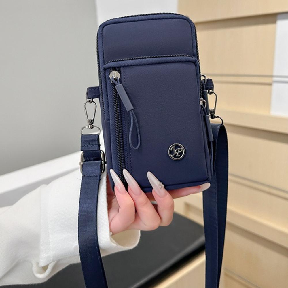 New Women Mobile Phone Bag Nylon Cell Phone Bag Coin Purse Strap Shoulder Bag Small Crossbody Purses for Women Wallet Travel