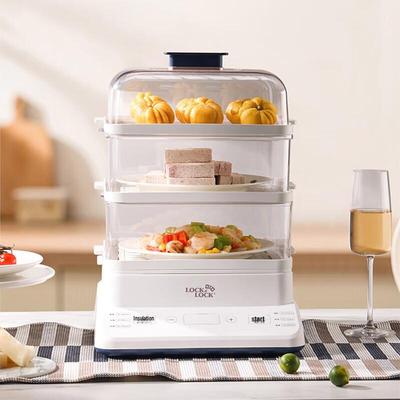 LocknLock 3-Layer Electric Food Steamer CN Plug (adapter Included)