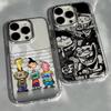 Cartoon E-Ed Edd N Eddy Telefoonhoesje Voor iPhone 17 Air 16 e 15 14 13 12 11 Pro Max Plus SE 2020 2022 Transparante Zachte Cover