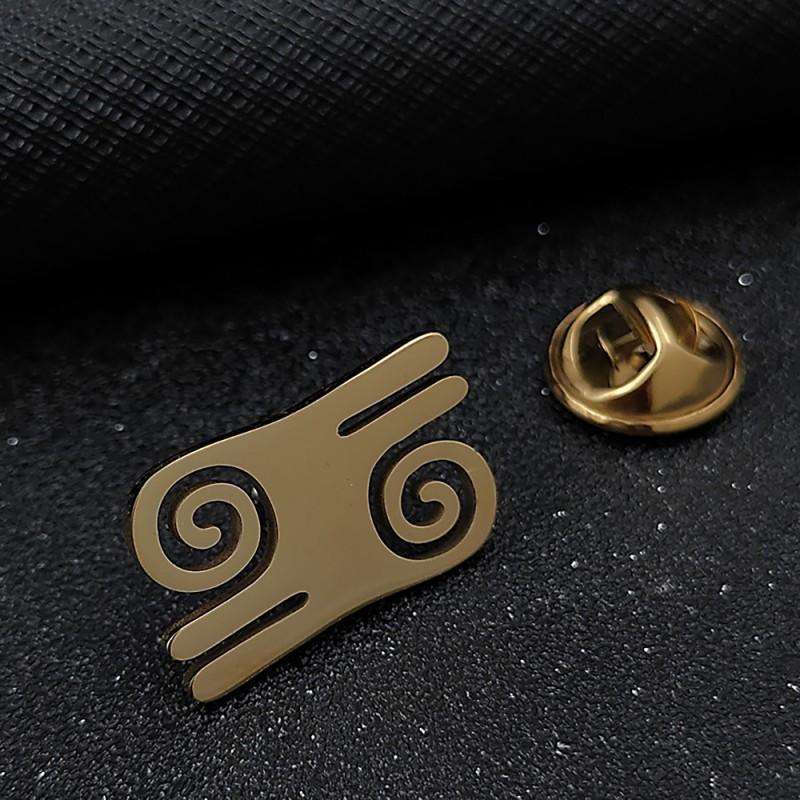 New Xiangyun Design Men s Women s Brooch Cufflinks Suits Dress Accessories Personalized Versatile Clothing Niche 14k