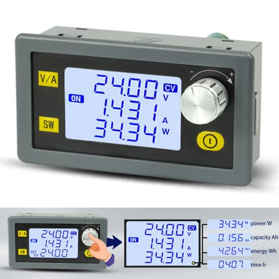 Voltage Constant Current Converter Digital Display Clear Monitoring High Precise Compact Size Adjustable Voltage Regulator Current Stabilizer