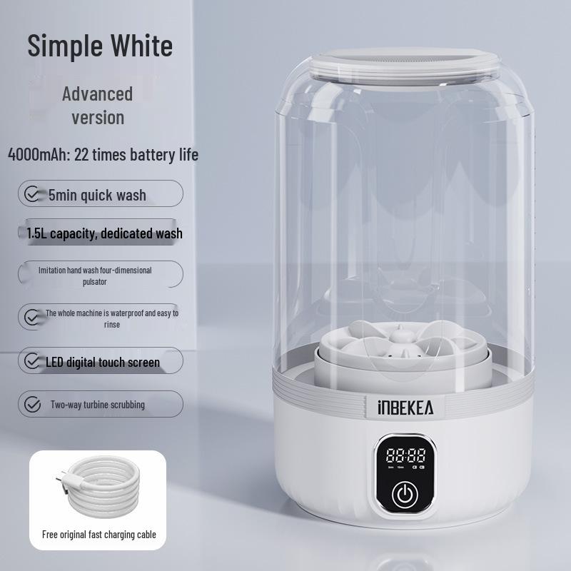 Portable Automatic Mini Washer for Underwear and Socks