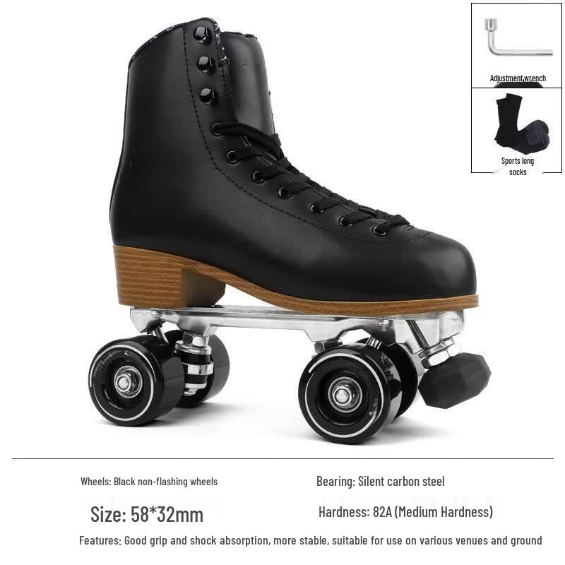 MDUG DuPont Breathable Microfiber Double-Row Roller Skates