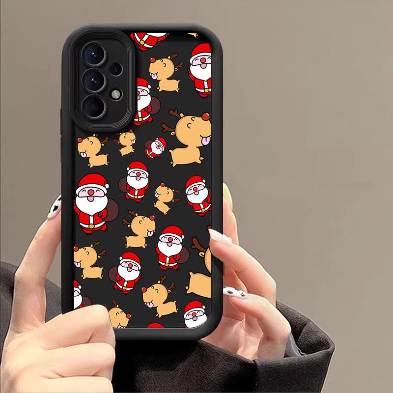 Merry Christmas New Year Gift Case For Samsung Galaxy A55 A35 5G A13 A54 A53 A52 A34 A06 A32 A14 A23 A24 A12 A51 A71 Phone Cover