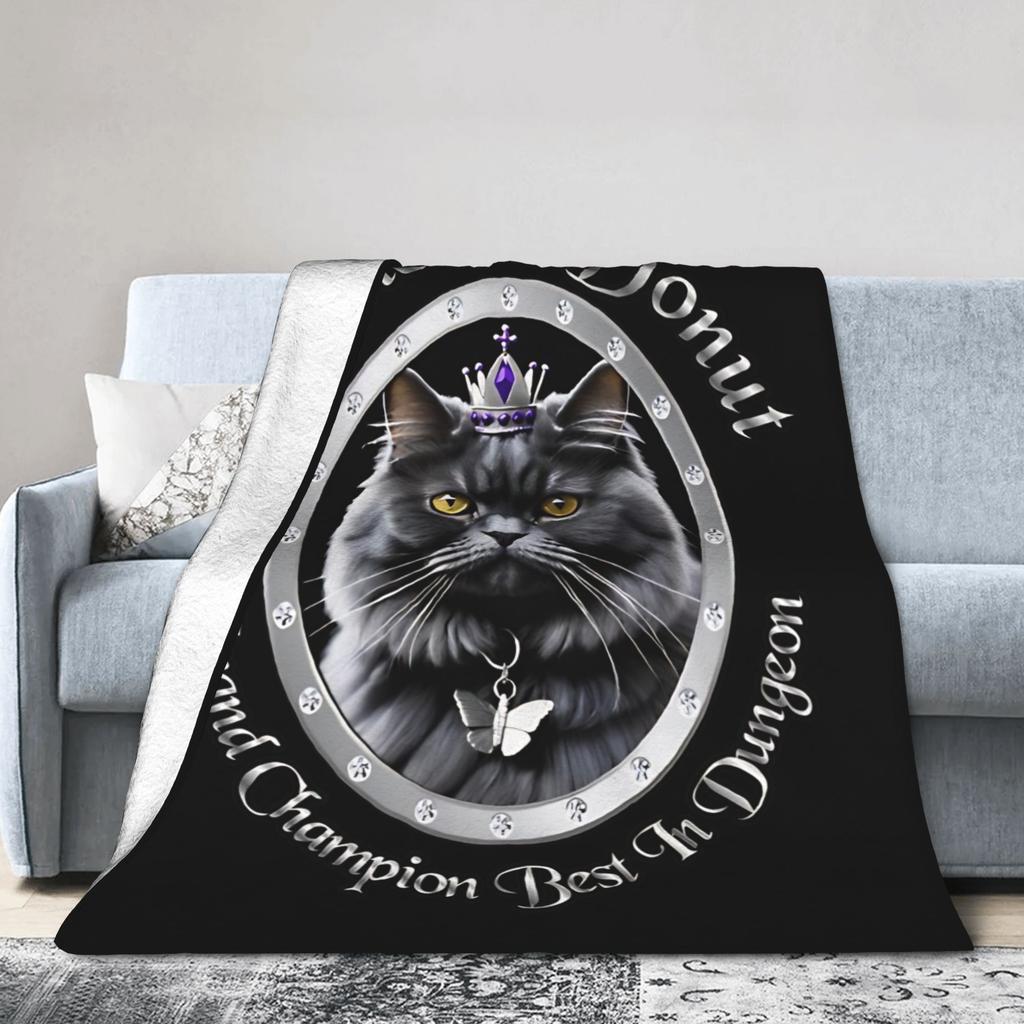 Princess Donut Dungeon Crawler Carl Blankets Velvet Animals Multifunction Ultra-Soft Throw Blankets for Home Travel Bedspreads