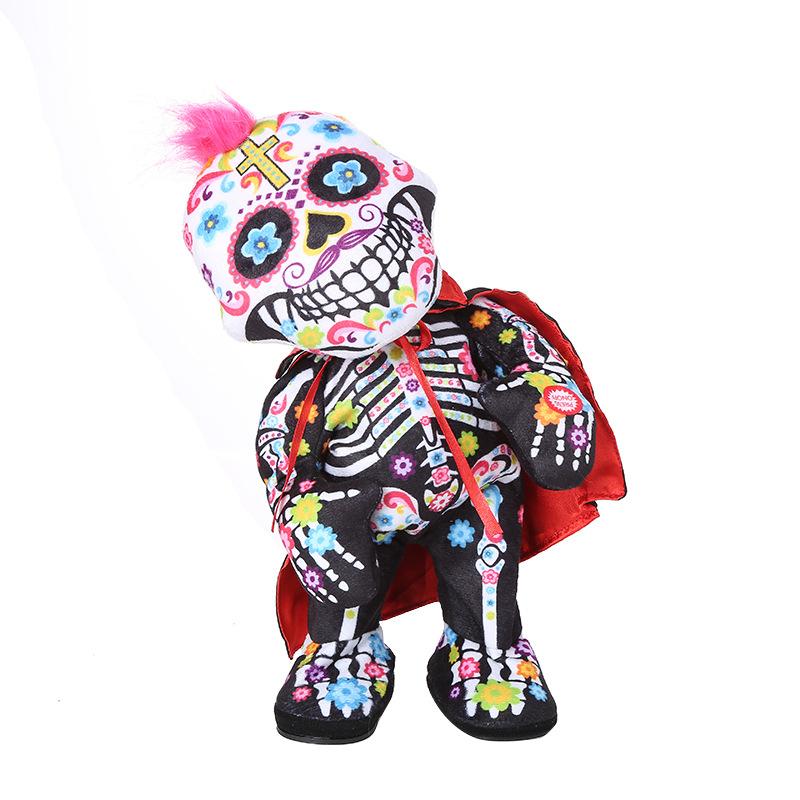 Halloween Dancing Flower Ghost Flower Heart Ghost Funny Ghost Can Dance and Sing Ghost Electric Stuffed Animal