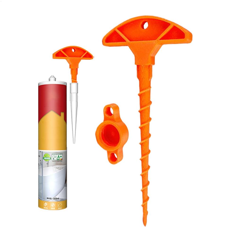 1 Set Glass Glue Sealing With Sealant Gun Nozzle Dredge Lid To Prevent Quick Drying Of Core Pipes For Adhesive Usage