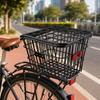 Gepäckträgerkorb für Fahrrad mit Reflektor Stabile Befestigung