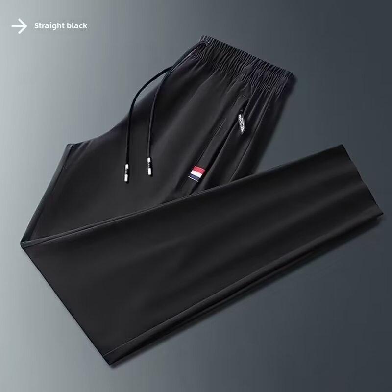 Ice Silk Quick-Dry Elastic Hiking Pants - Unisex, Breathable, Slim-Fit, Lightweight for Summer