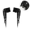 1 Pair Sequined Beaded Uniform Epaulets Party Costume Epaulettes Glittering Shoulder Wrap Epaulet for Stage Performances