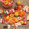 Zestaw Zabawek Kuchennych dla Dzieci Dziewczynka Zabawa w Dom Symulacja Chleb Burger Pizza Gotowanie Gra Akcesoria Rekwizyty do Zabawy Kuchennej