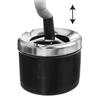 Steel Ashtray Closed Odorless Ashtray Rotary Button