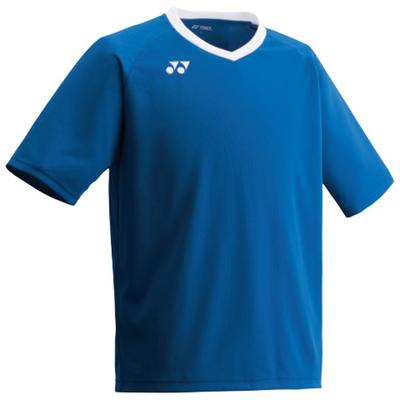 YONEX Unisex Fotbollstränings-T-shirt, Blå, Storlek O, FW1006