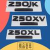 3D Premium 2.5XL 2.5XV 230JK 230JM 250XL 250XV V6 Letters for Japan car Engine Hood Fender trunk Tail Rear Decal Emblem Badge Sticker