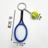 Tennis Charms Bag Pendant Tennis Pendant Sport Key Ring Car Key Ring Tennis Racket Keychain