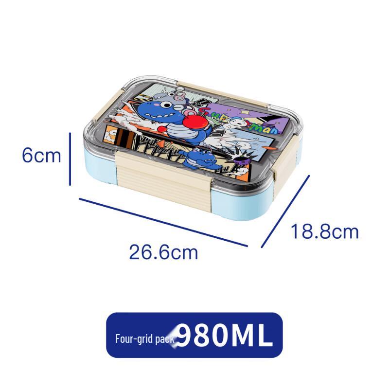 Ru Han Insulated Stainless Steel Compartment Lunch Box