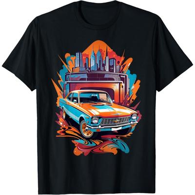 T-shirt Voiture Classique Vieille Voiture Vintage