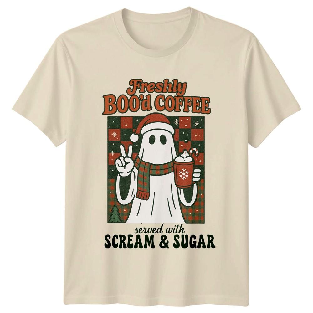 Freshly Bood Coffee Christmas Holidays Unisexs Unisexs Graphic Tee