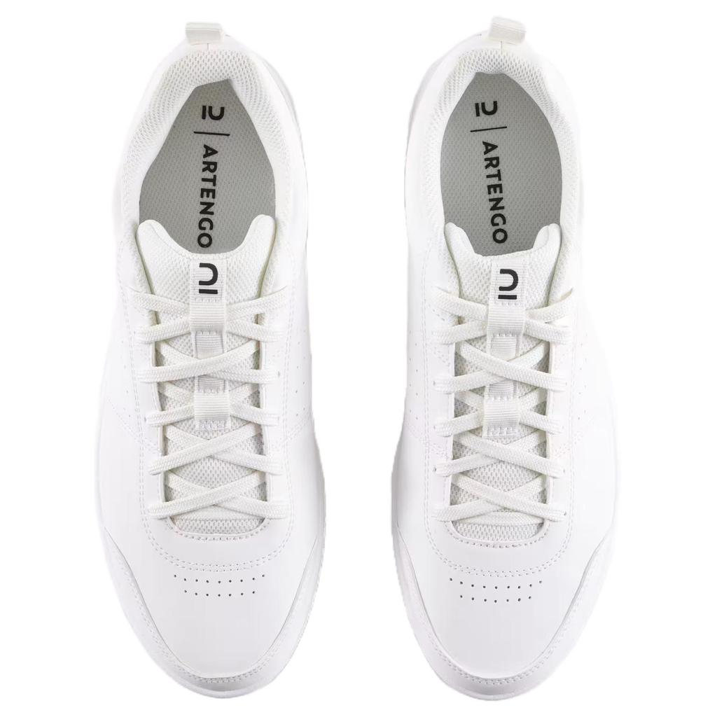 DECATHLON Multi-Site Round Toe Lace-up Basic Non-Slip Shock Absorption Low-Top Board Shoes Unisex White