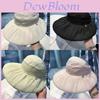 Summer Mesh Folded Sun Hat With Wide Brim For Women Outdoor Sun Protection