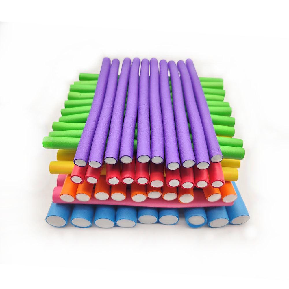 24cm No-Heat Sponge Curlers: Hair Styling Tools for Bangs & All-Purpose Curling
