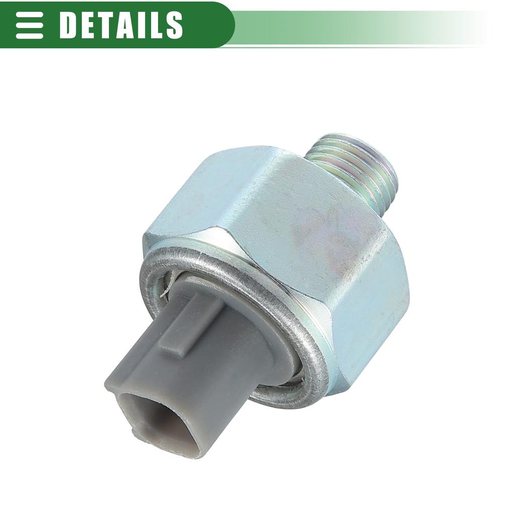 Motoforti Car Engine Ignition Knock Sensor Detonation Sensor for Toy ota Compatible with Tundra 2001-2004 Metal 89615-52010 Silver Tone